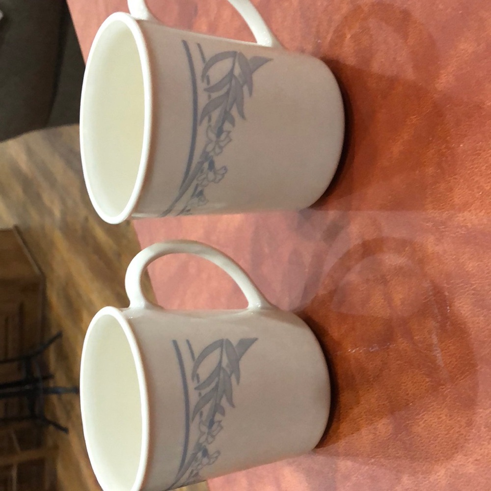 Corning Corelle blue lili replacement coffee cups set of 2